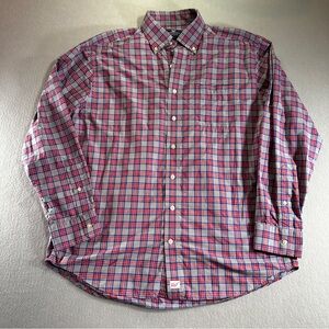 Vineyard Vines Wind Tide Classic Murray Shirt‎ Mens Size Large Plaid Button Up